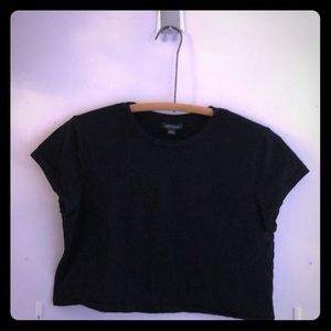Oversized boxy crop tee
